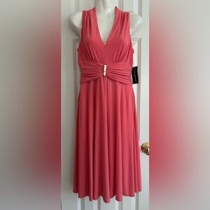 Jessica Howard Coral Sleeveless cocktail Dress